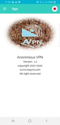 Anonimous VPN android App screenshot 0